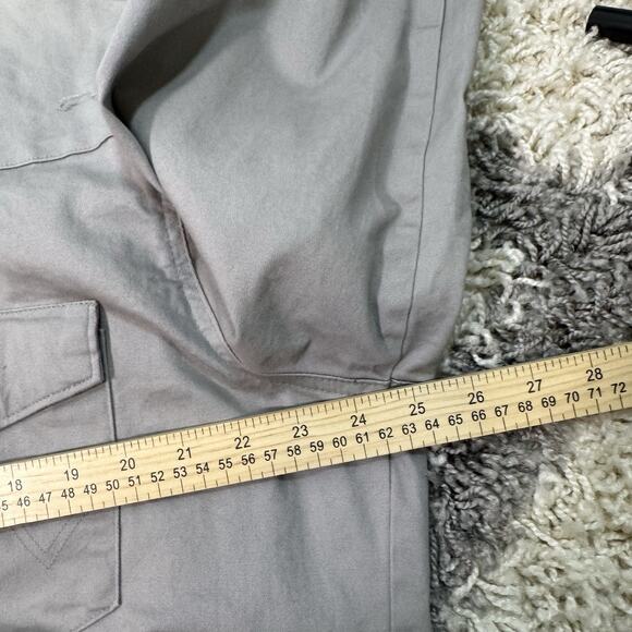 Vintage WRANGLER‎ gray cotton Pearl Snap Button Western long sleeve shirt XL - Picture 6 of 8